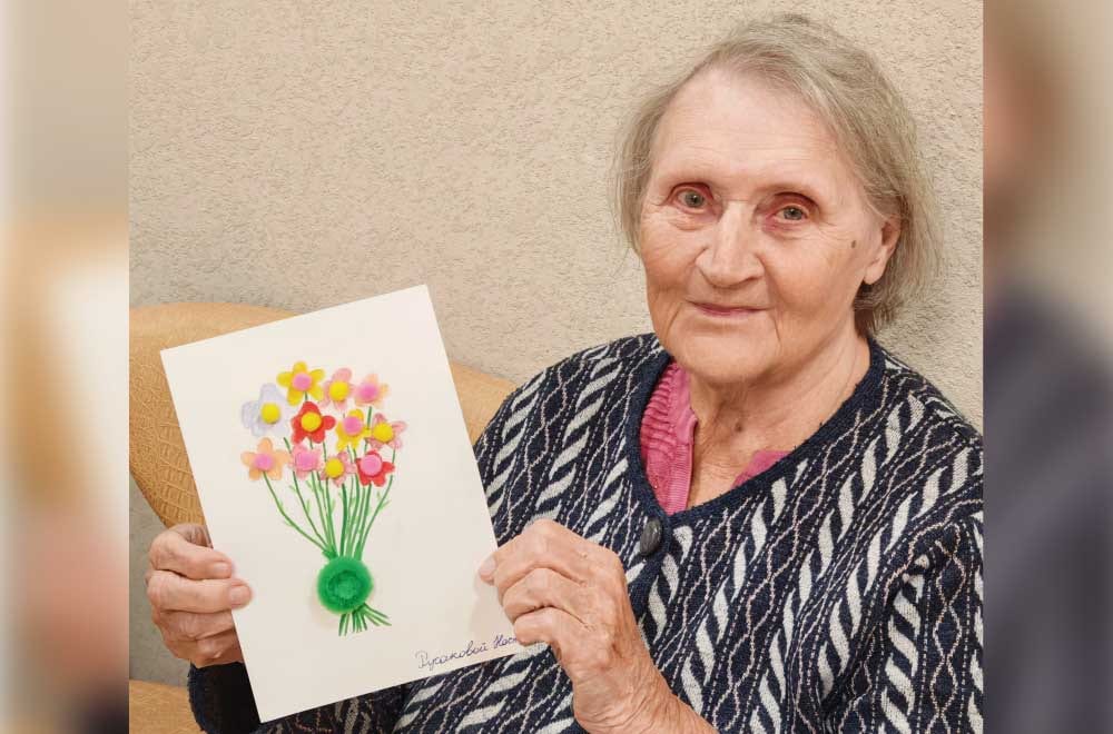 Концерт учеников школы №100 в пансионе Наша Забота